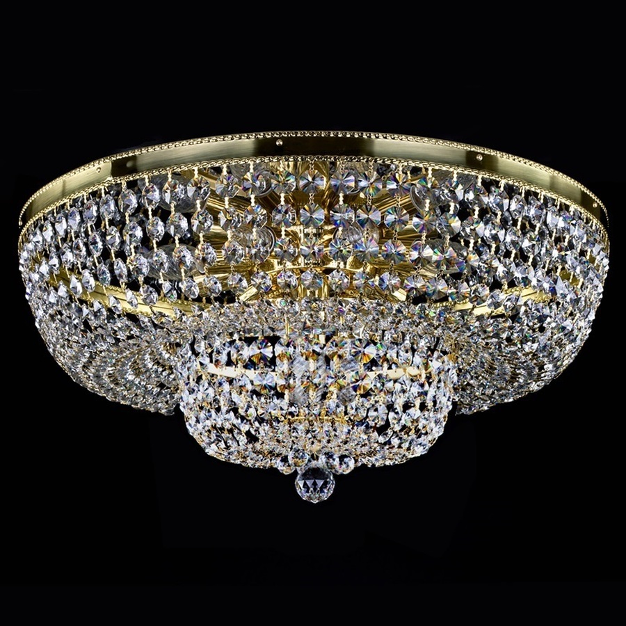 Basket and Ceiling Crystal Lights